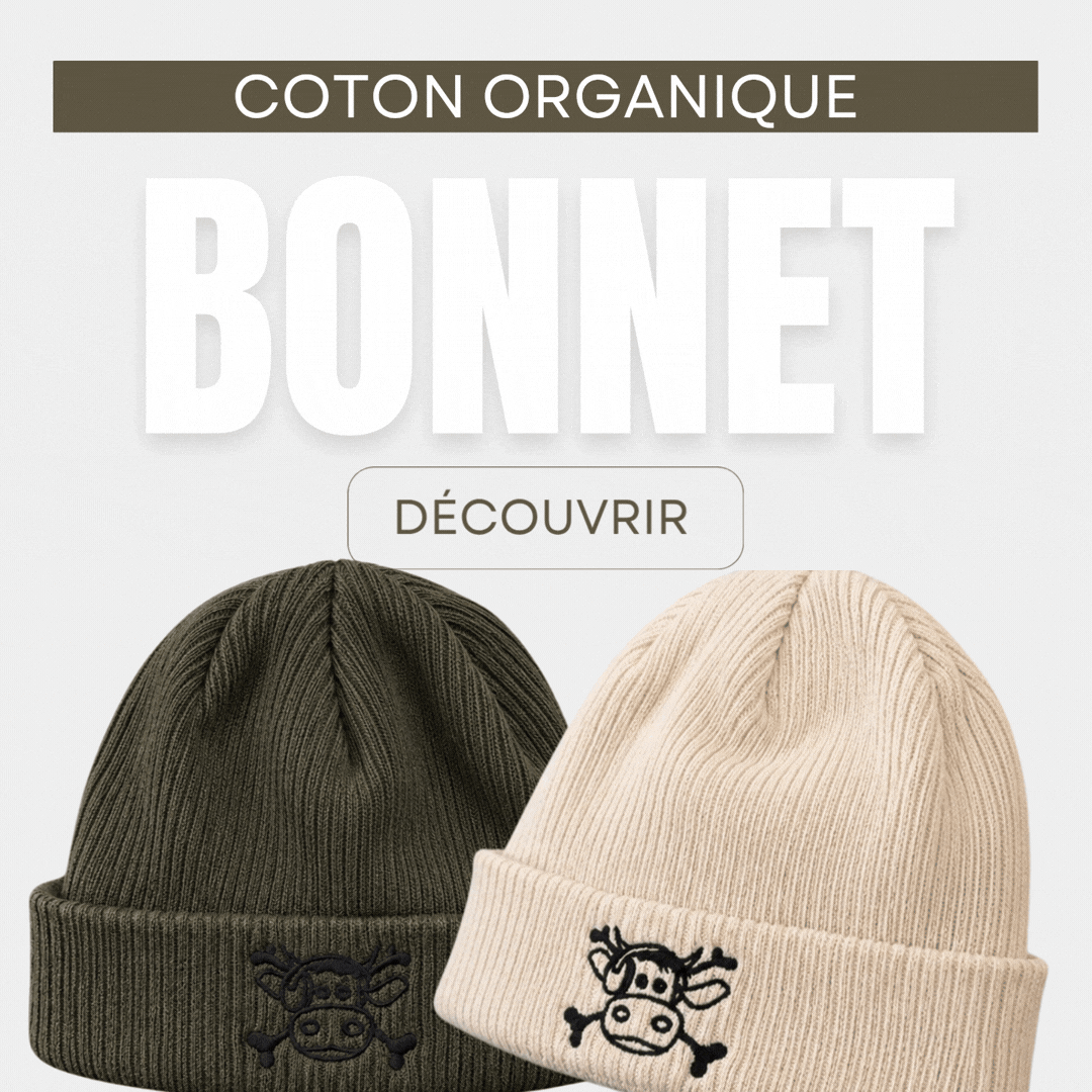 Bonnet Coton Organique Logo Pirate