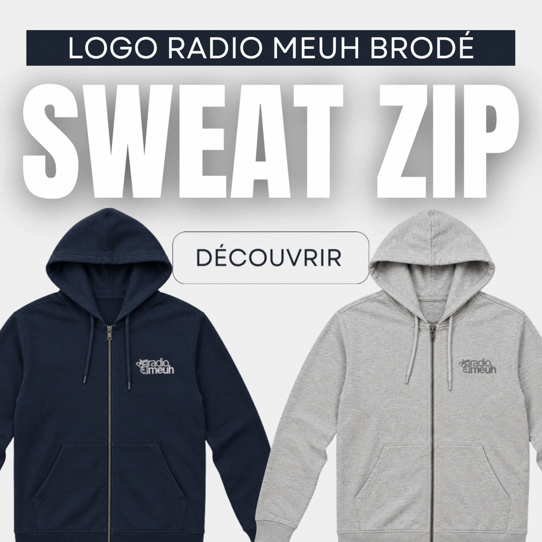 Sweat Zip - Logo Brodé